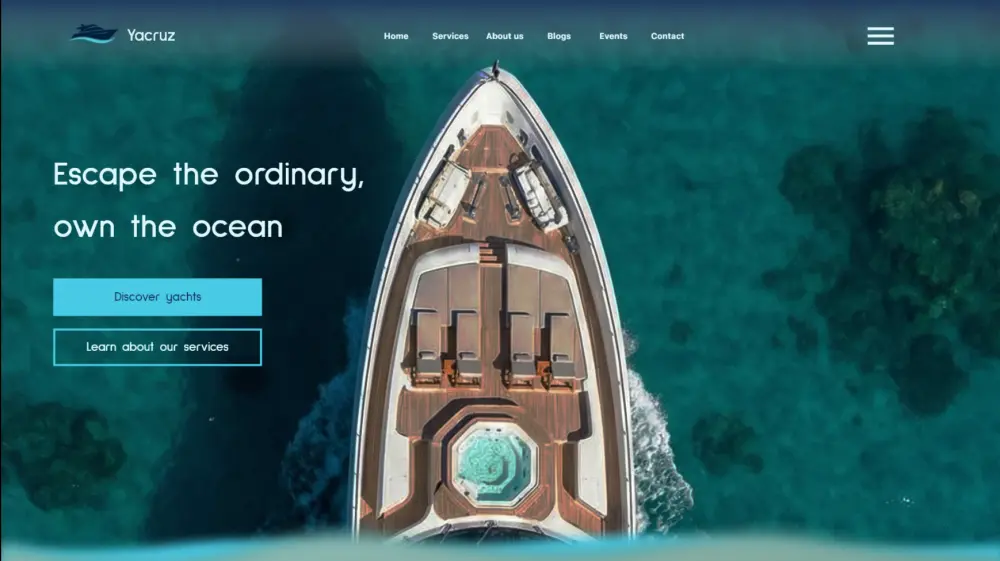 تصميم صفحة هبوط لموقع الكتروني (Landing page)