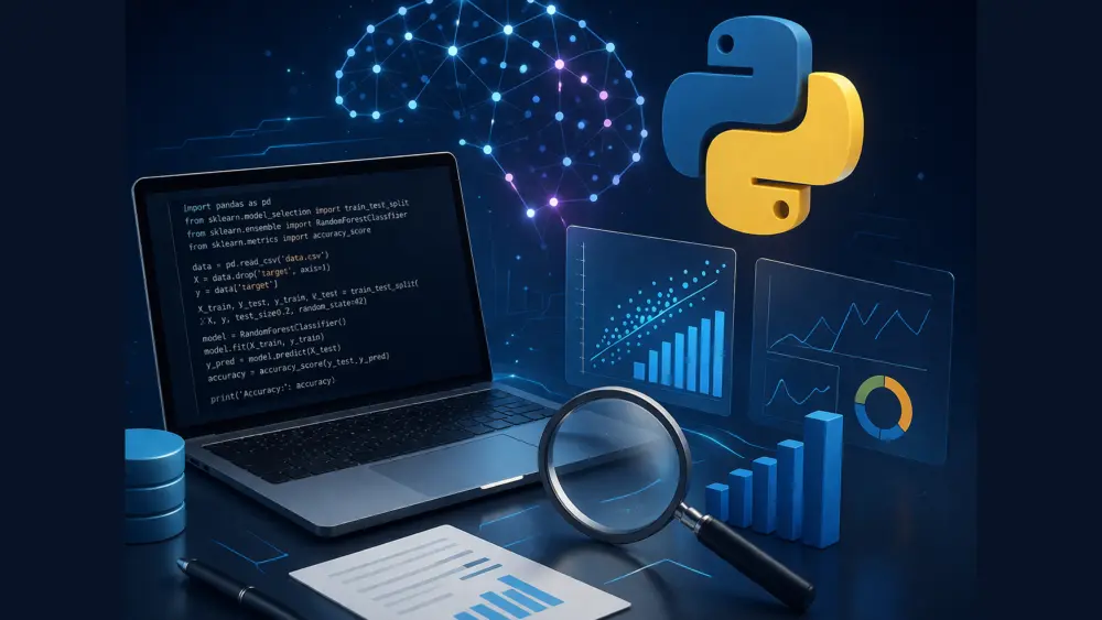 تطوير نموذج Machine Learning باستخدام Python لتحليل البيانات