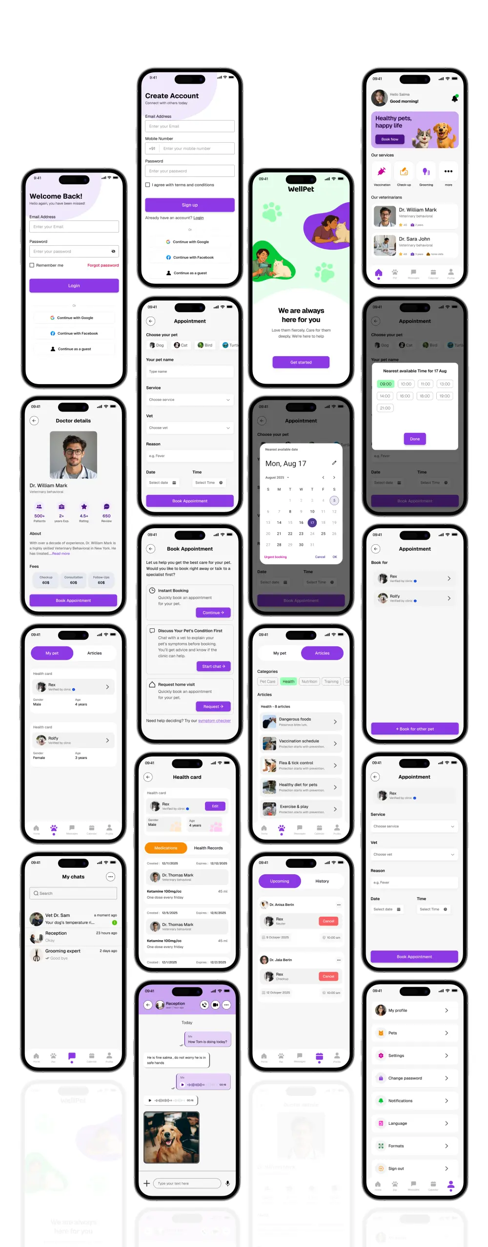 تصميم واجهة وتجربة مستخدم لتطبيق موبايل Figma