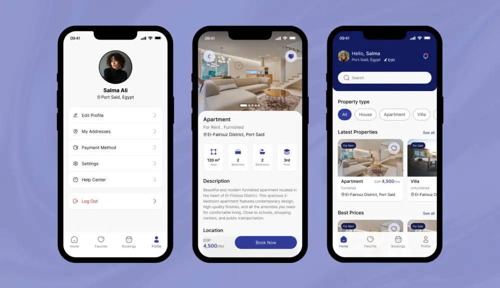 تصميم واجهة وتجربة مستخدم لتطبيق موبايل Figma