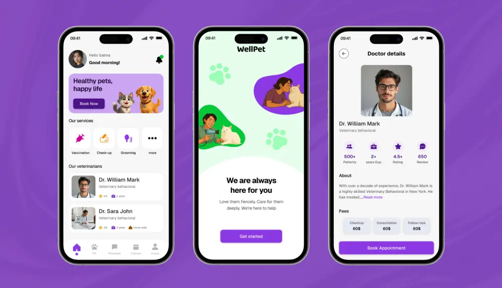 تصميم واجهة وتجربة مستخدم لتطبيق موبايل Figma
