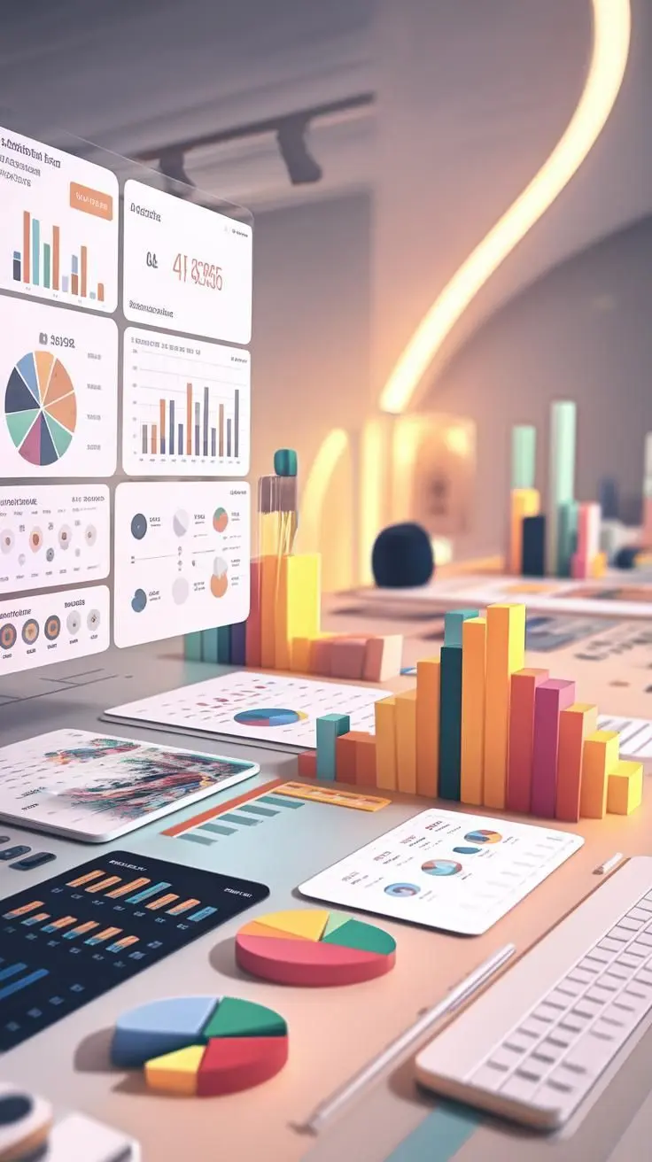 سأقوم بتحليل بياناتك وإنشاء مخططات ورسوم بيانية احترافية باستخدام Excel وPower BI