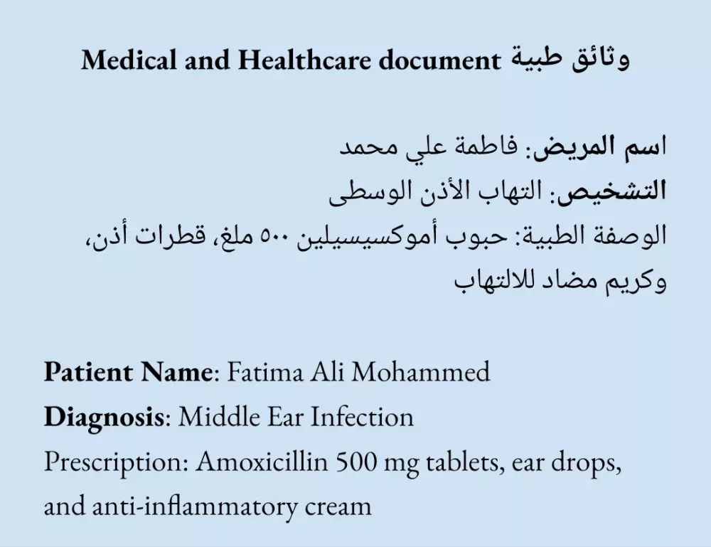 الترجمة الانكليزية الرائعة
