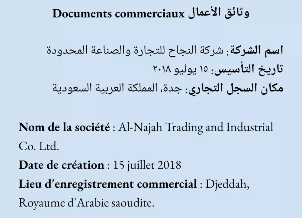 الترجمة الفرنسية الرائعة