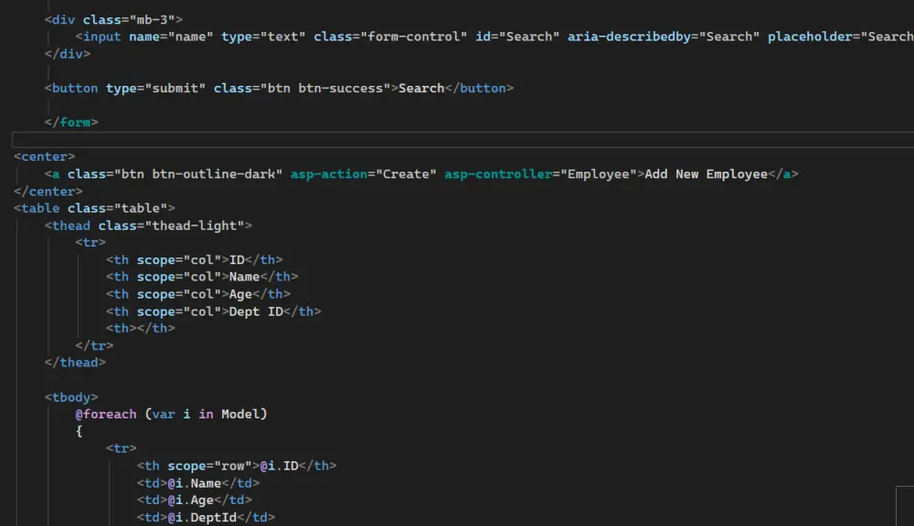موقع ويب متكامل باستخدام ASP.NET MVC