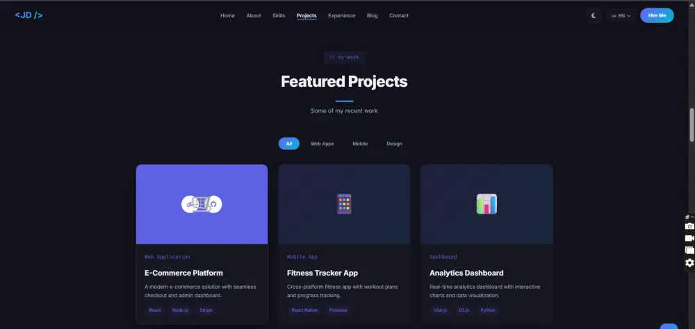 انشاء Protoflio احترافى