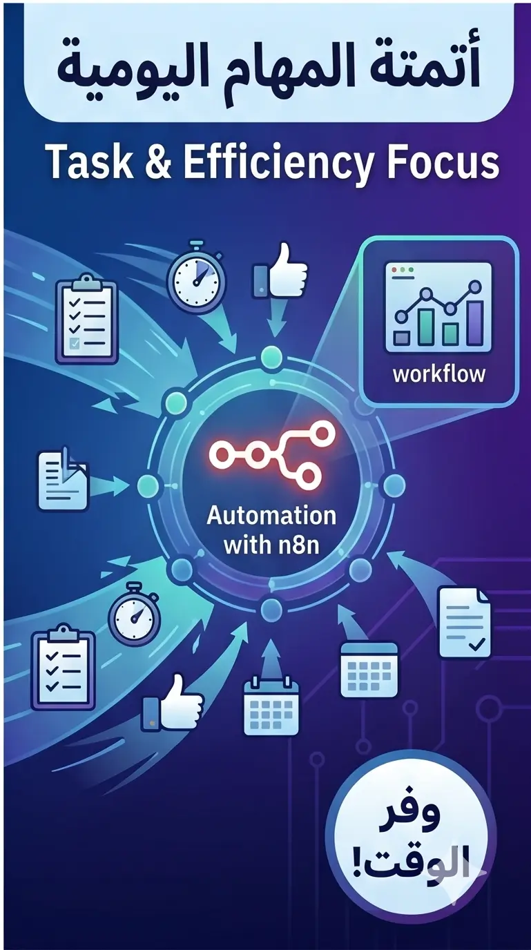 أتمتة المهام وربط التطبيقات ببعضها باحترافية باستخدام (n8n)