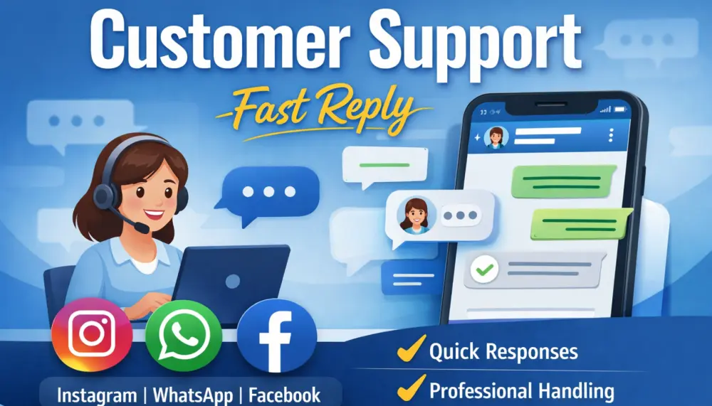 الرد على رسائل العملاء بسرعة واحترافية (واتساب / إنستجرام)