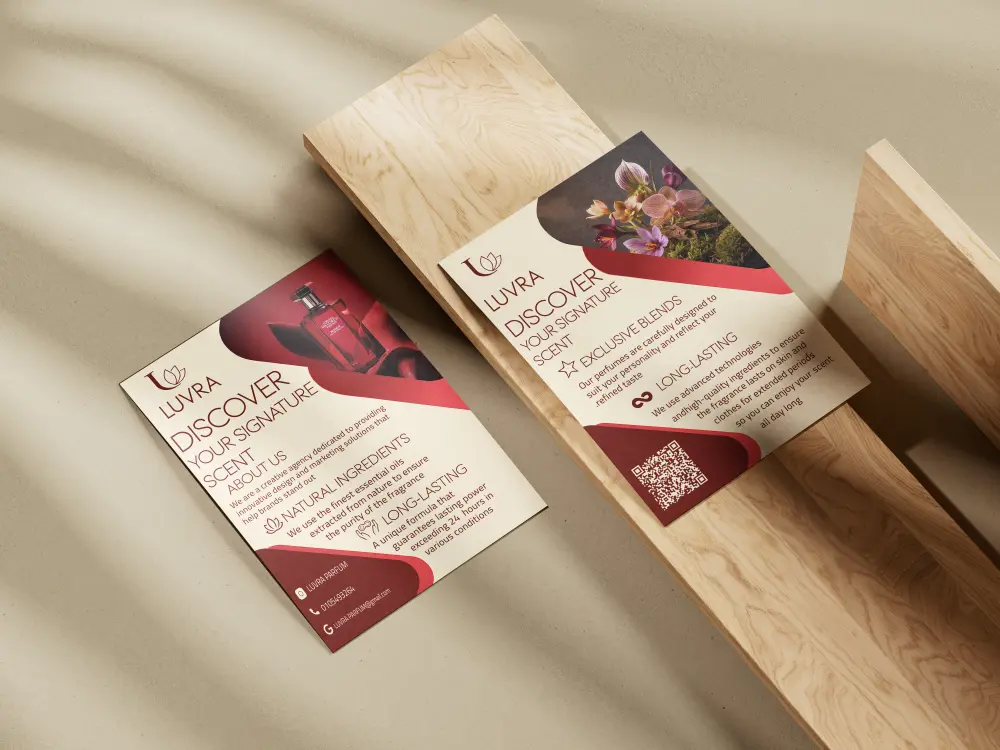 تصميم بروشور، فلاير، رول أب، بانر، أو ID Card احترافي