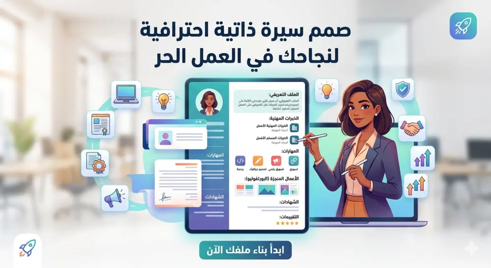 كتابه و تصميم سيره ذاتيه احترافية متوافقة مع ATS