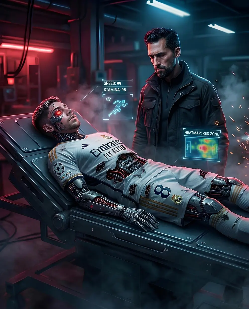 تصميم بوسترات كرة قدم احترافية بجودة عالية وجذابة للسوشيال ميديا