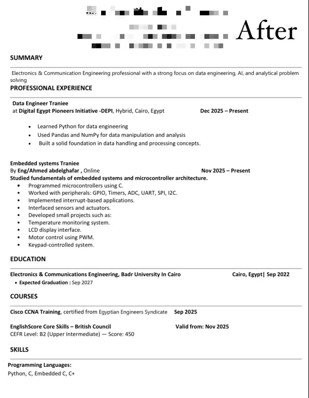 هل تبحث عن سيرة ذاتية احترافية تزيد فرصك في الحصول على وظيفة؟