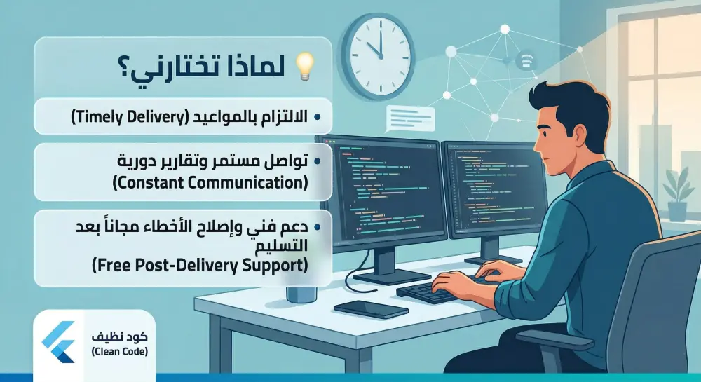 برمجة وتطوير واجهة واحده لتطبيق موبايل (Android & iOS) باحترافية باستخدام فلاتر Flutter