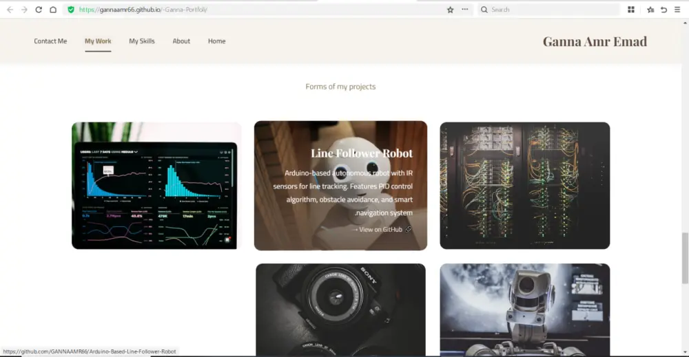 إنشاء برتفوليو احترافي