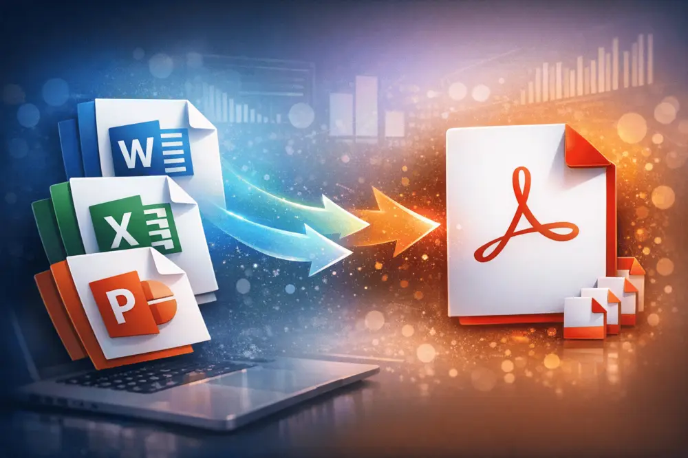 تحويل ملفات Word و Excel و PowerPoint إلى PDF بجودة عالية