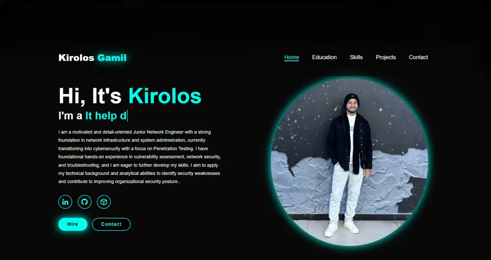 أقوم بتصميم بورتوفوليو Portfolio بشكل منظم وجذاب