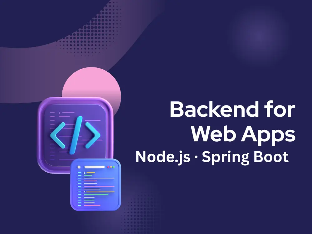 تطوير Backend APIs باستخدام Node.js أو Spring Boot