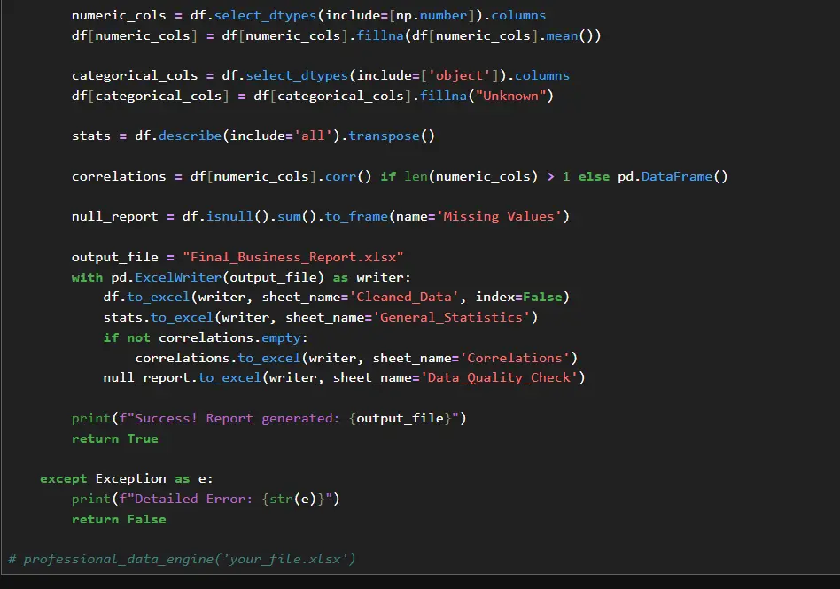 تنظيف وتحليل البيانات باستخدام Python و SQL واستخراج التقارير