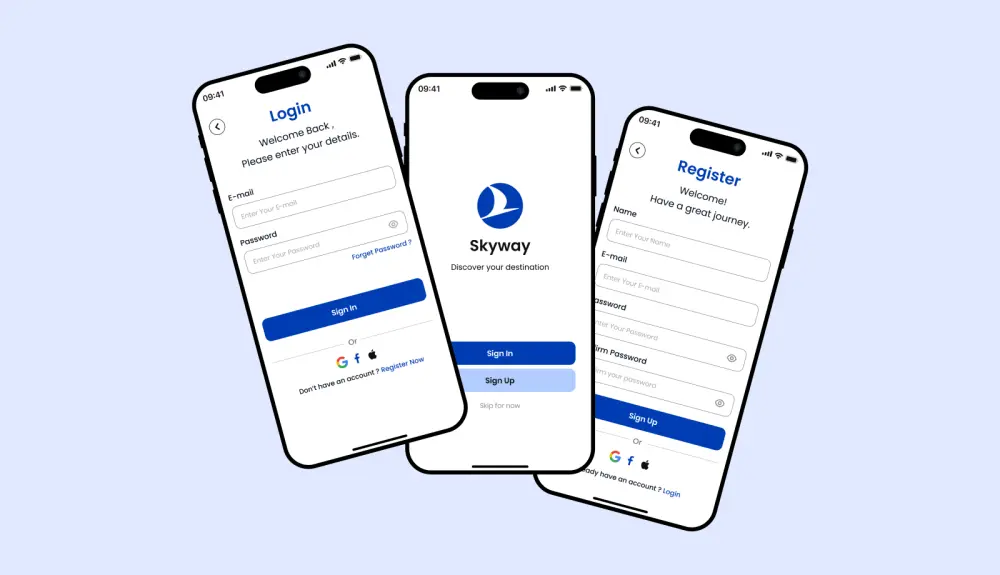 تصميم واجهات Ui/Ux لتطبيقات الموبايل