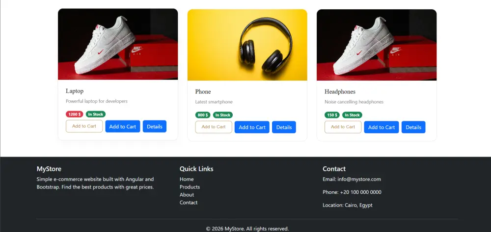 إنشاء متجر إلكتروني احترافي Angular 17 سريع وحديث