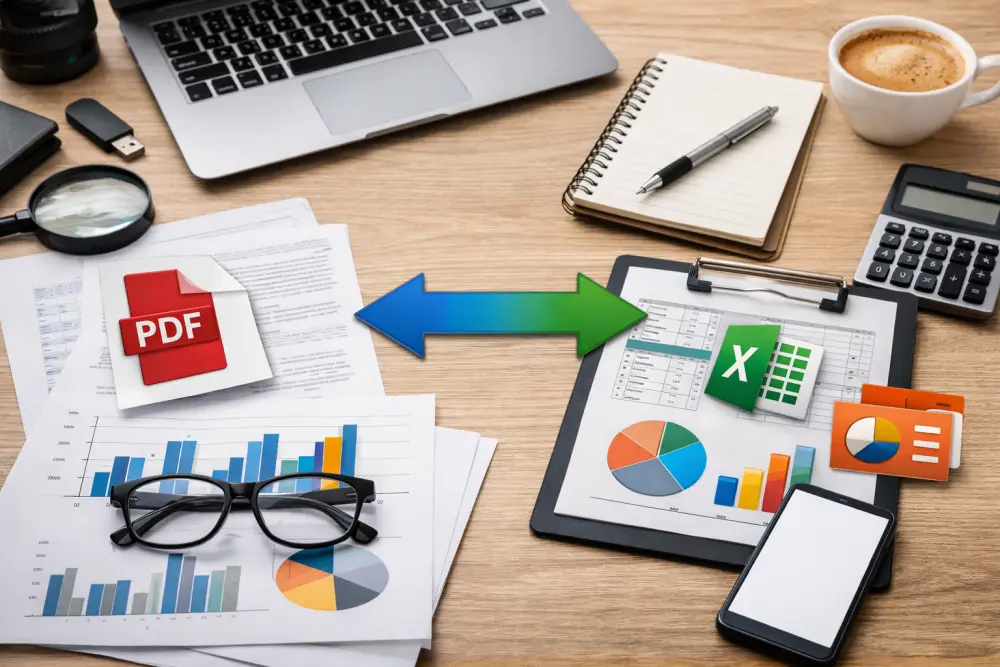 اعادة كتابة محتوى الصور وملفات pdf في ملفات word أو excel