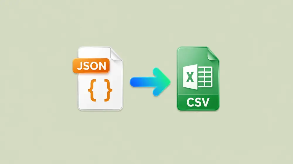 تحويل بيانات JSON ألي CSV