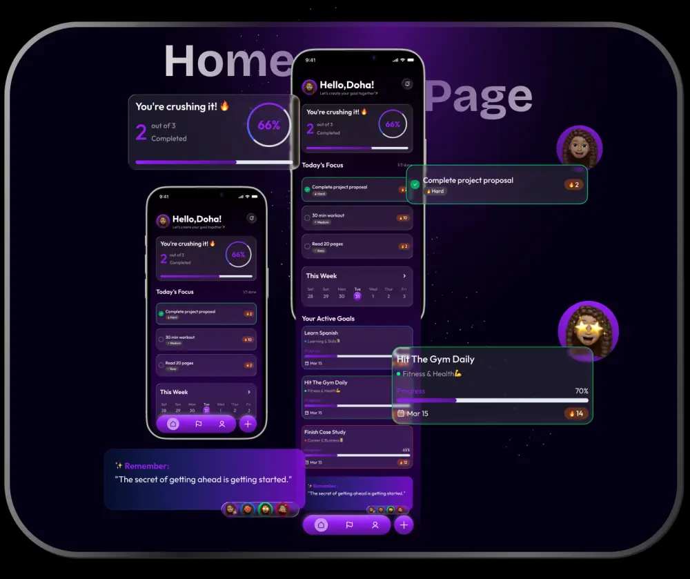 تصميم شاشات تطبيق موبايل احترافية (UI/UX) حديثة وجذابة