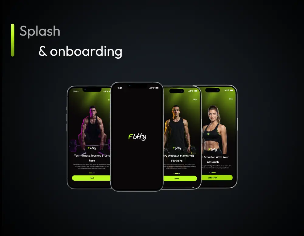 تصميم شاشات تطبيق موبايل احترافية (UI/UX) حديثة وجذابة