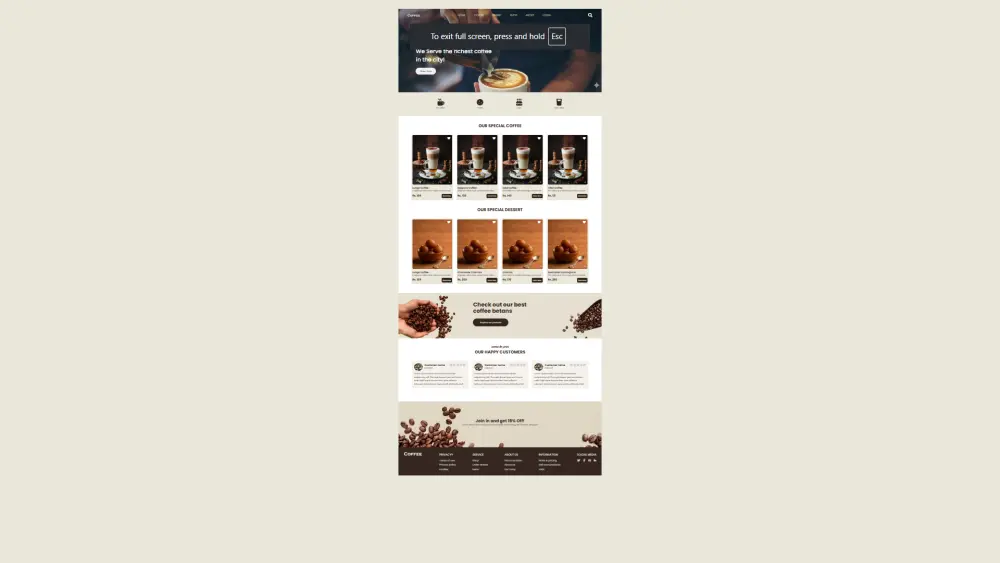 إنشاء صفحة الهبوط (Landing Pages)