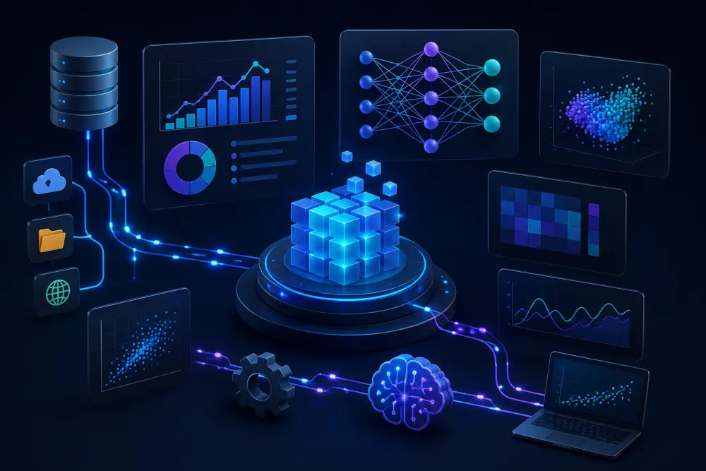 تحليل البيانات وبناء نماذج تعلم الآلة (Machine Learning)