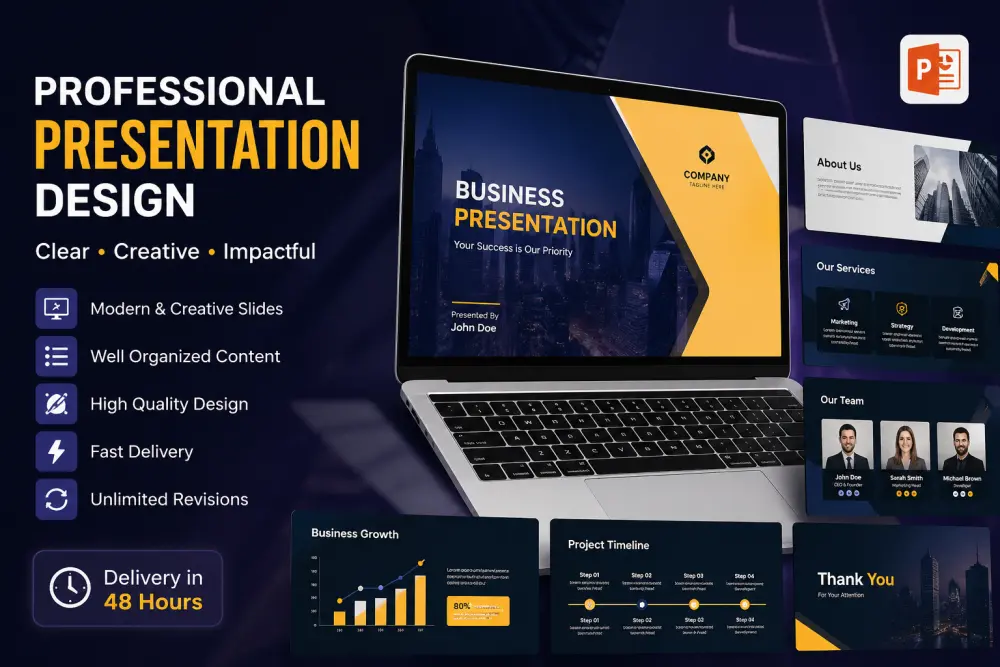 تصميم عرض تقديمي احترافي باستخدام Canva و PowerPoint