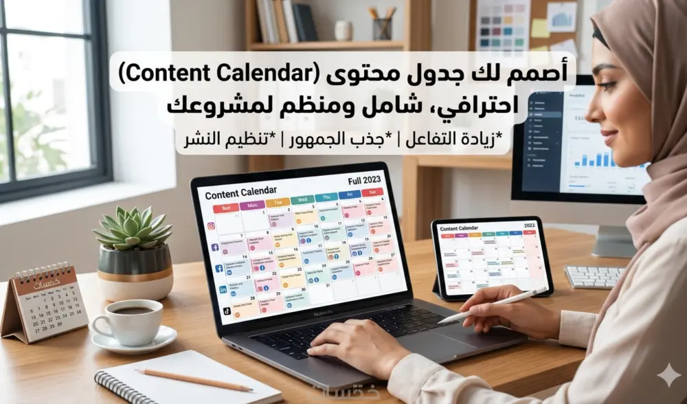 تسويق رقمي خطة محتوي ادارة الوقت