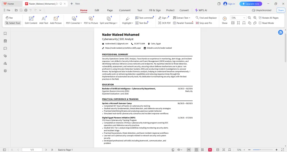 سأصمم لك سيرة ذاتية احترافية متوافقة مع ATS لزيادة فرص قبولك في الوظائف