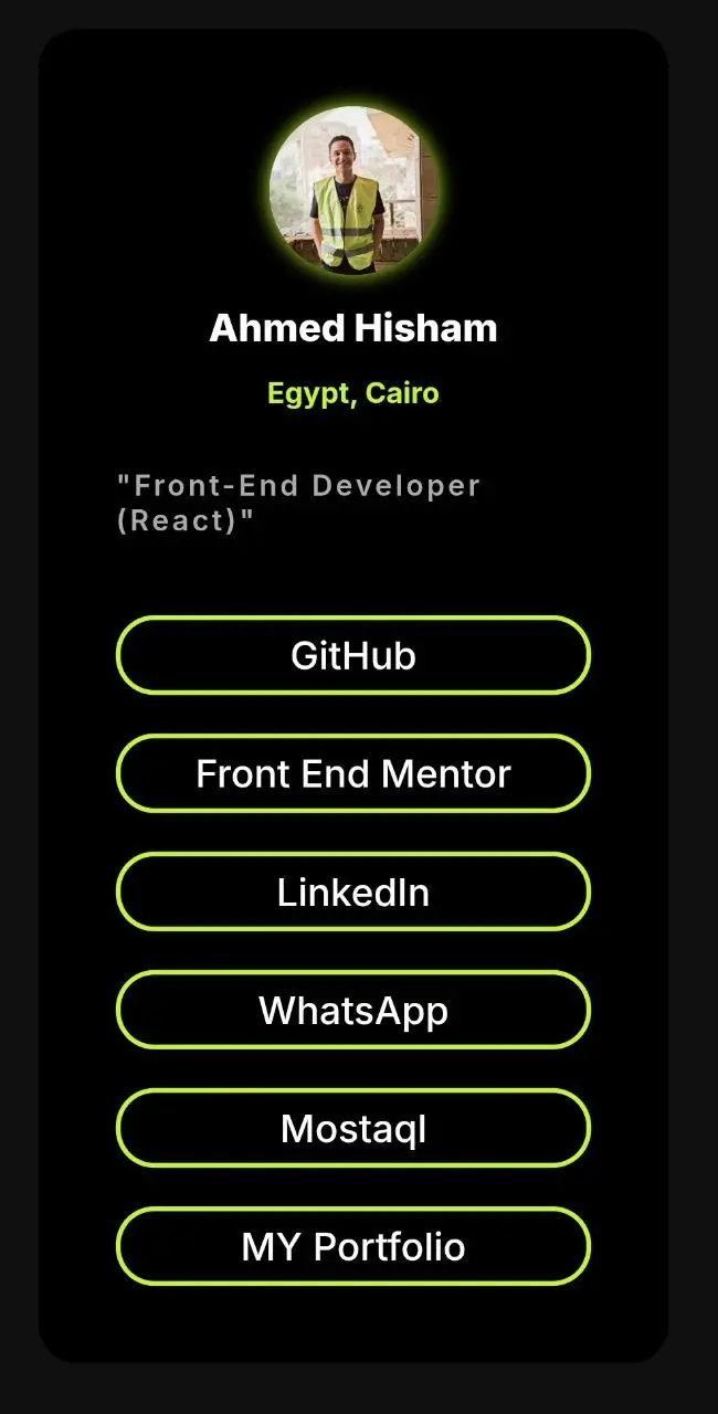 تصميم وتطوير صفحة روابط تواصل اجتماعى احترافية ومخصصة