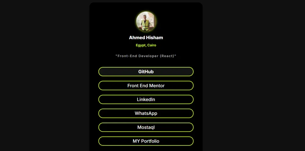تصميم وتطوير صفحة روابط تواصل اجتماعى احترافية ومخصصة