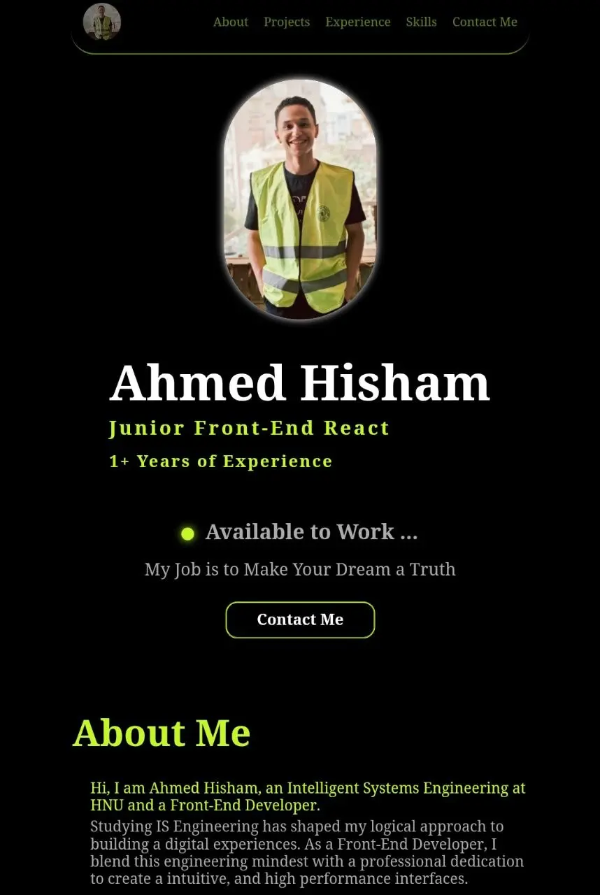 تصميم وتطوير موقع "معرض أعمال" (Portfolio) احترافي وجذاب