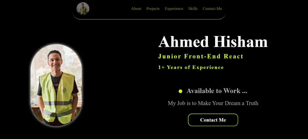 تصميم وتطوير موقع "معرض أعمال" (Portfolio) احترافي وجذاب