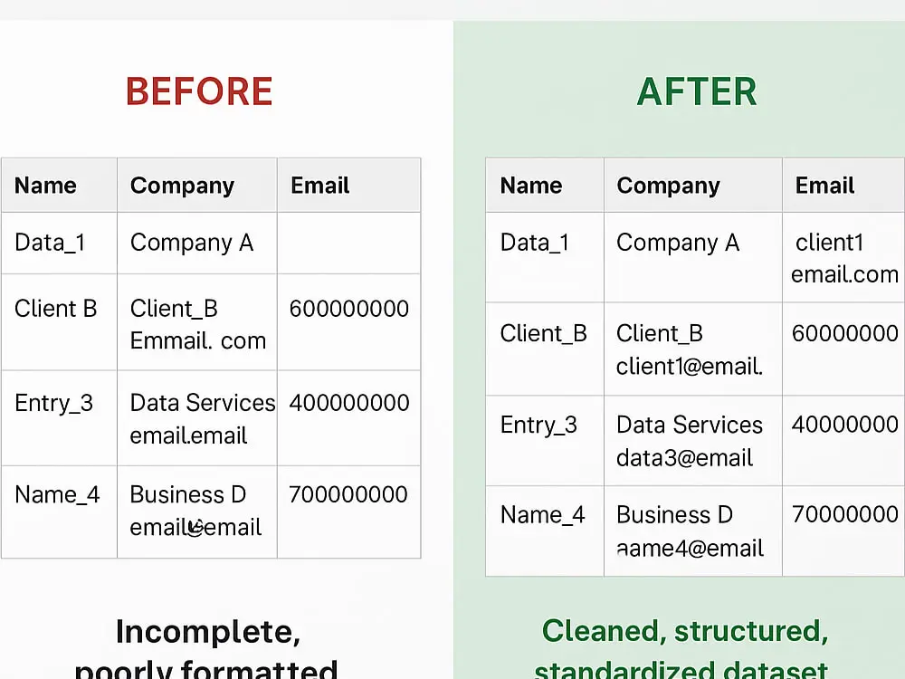 Data Cleaning & CSV Transformation