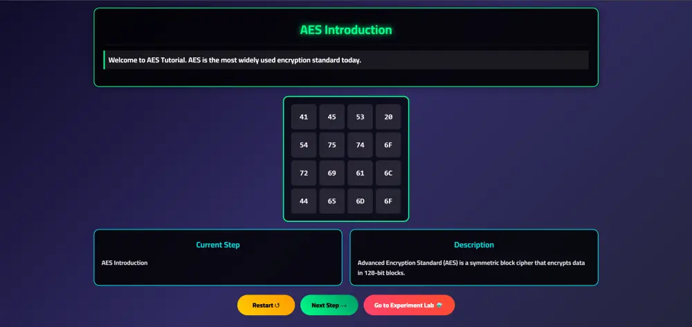 Cryptography Platform — Python, FastAPI, HTML, CSS, JavaScript
