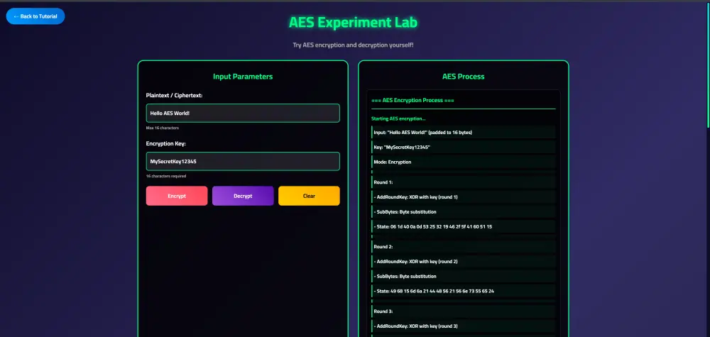 Cryptography Platform — Python, FastAPI, HTML, CSS, JavaScript