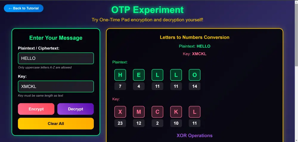 Cryptography Platform — Python, FastAPI, HTML, CSS, JavaScript