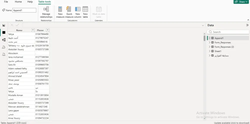 تنظيف البيانات ثم تحليلها و عمل Dashboard