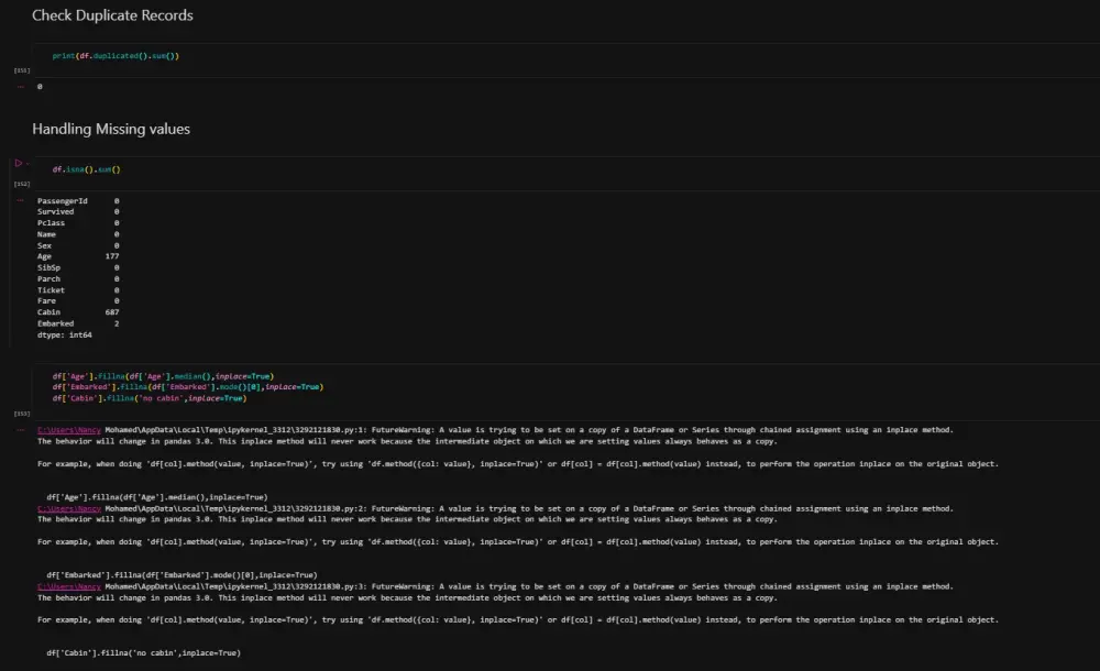 تنظيف البيانات باستخدام Python و NumPy و Pandas