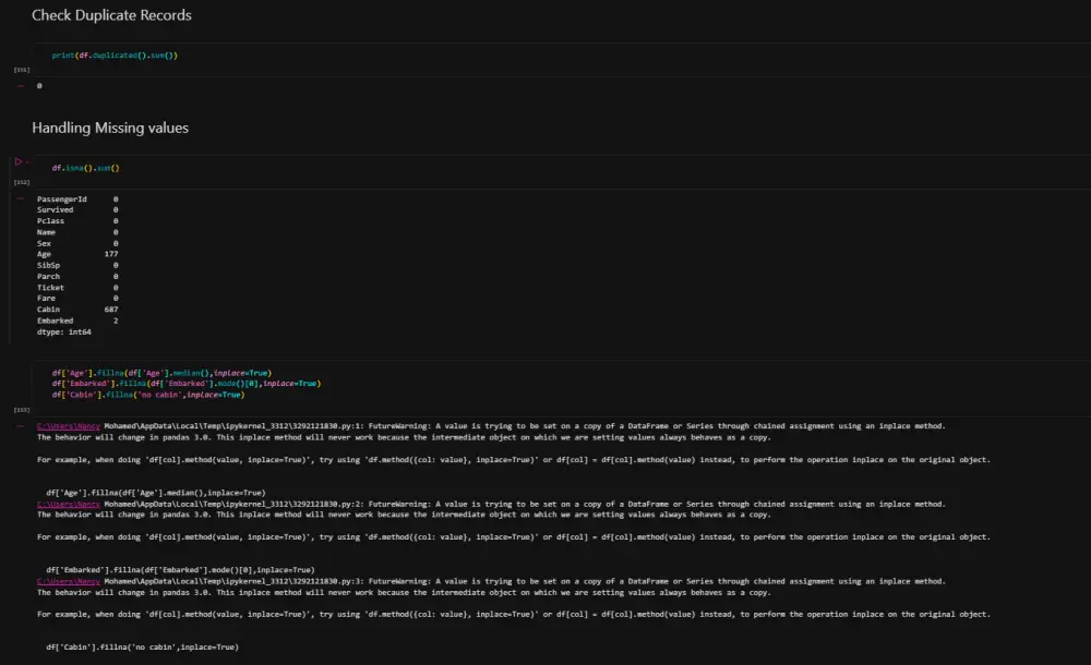 تنظيف البيانات باستخدام Python و NumPy و Pandas
