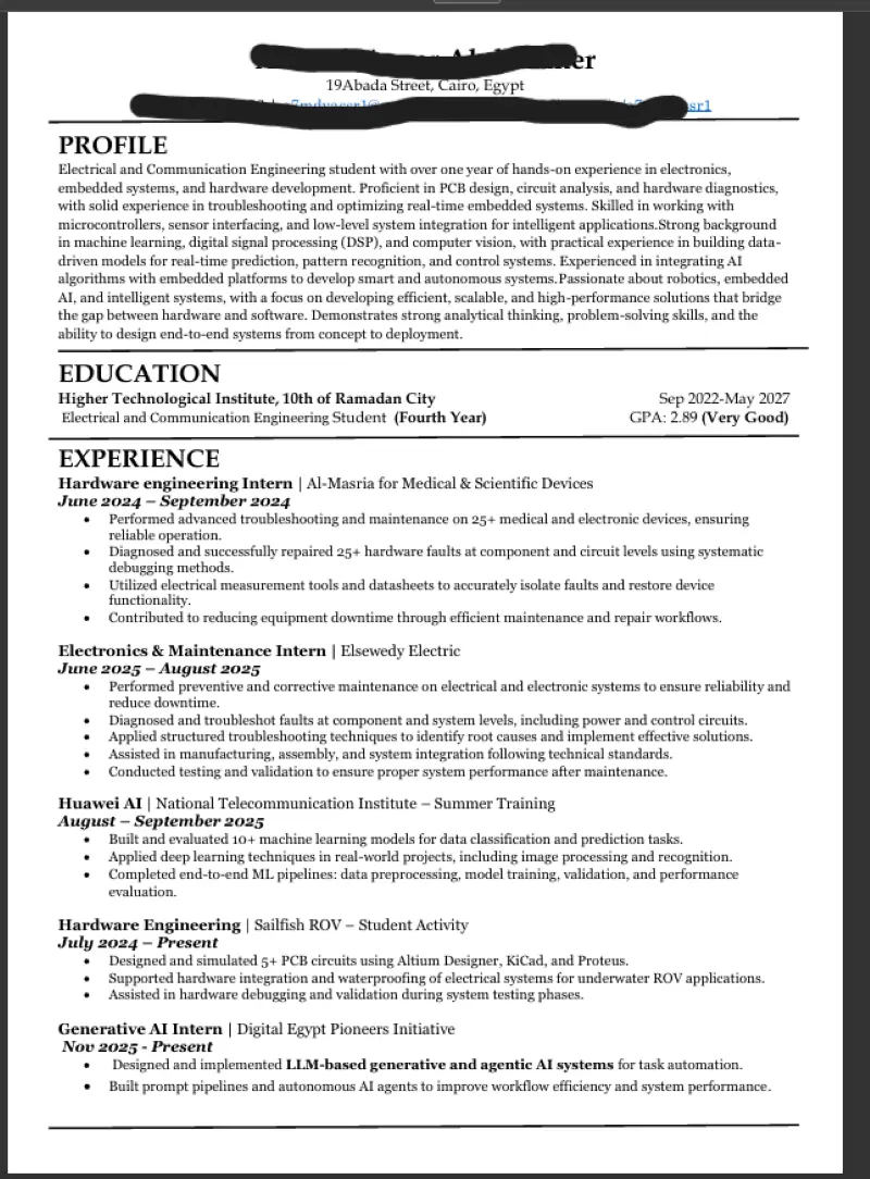 كتابة CV احترافي يزيد فرص قبولك بالعمل