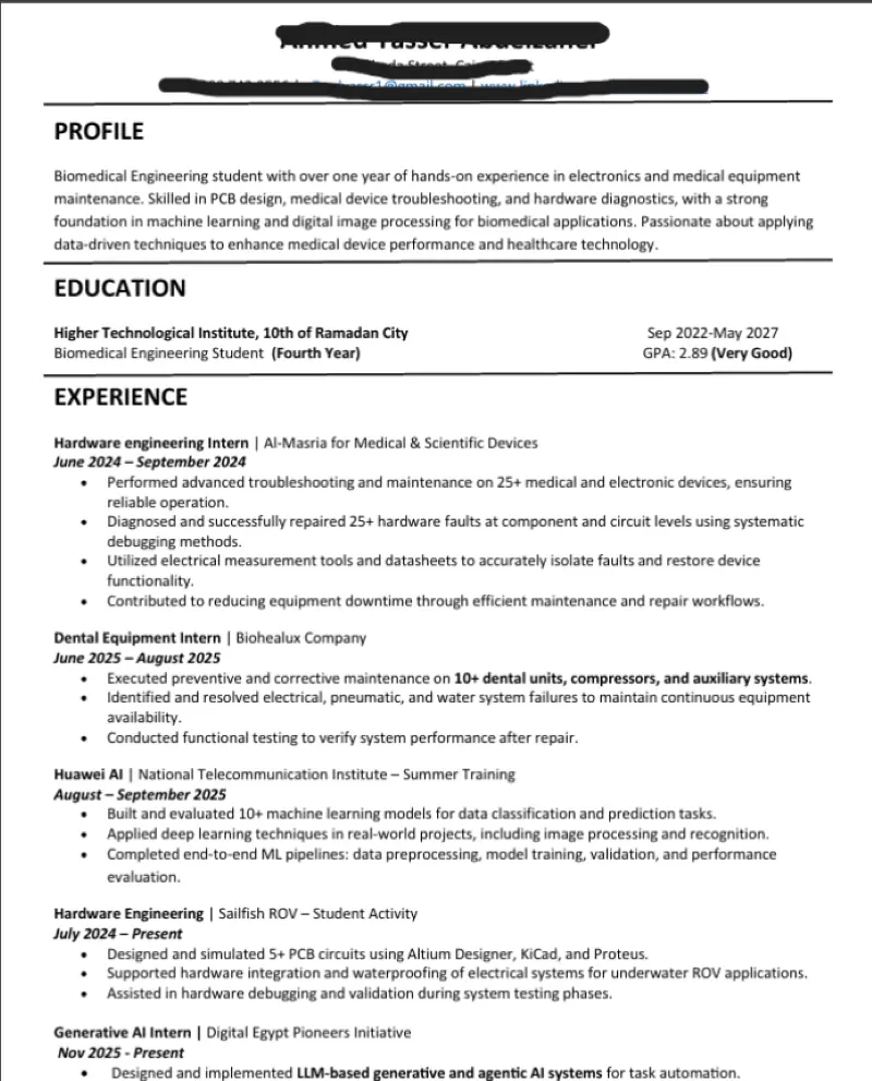 كتابة CV احترافي يزيد فرص قبولك بالعمل