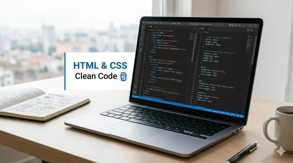 تصميم وتطوير صفحة ويب باستخدام HTML و CSS