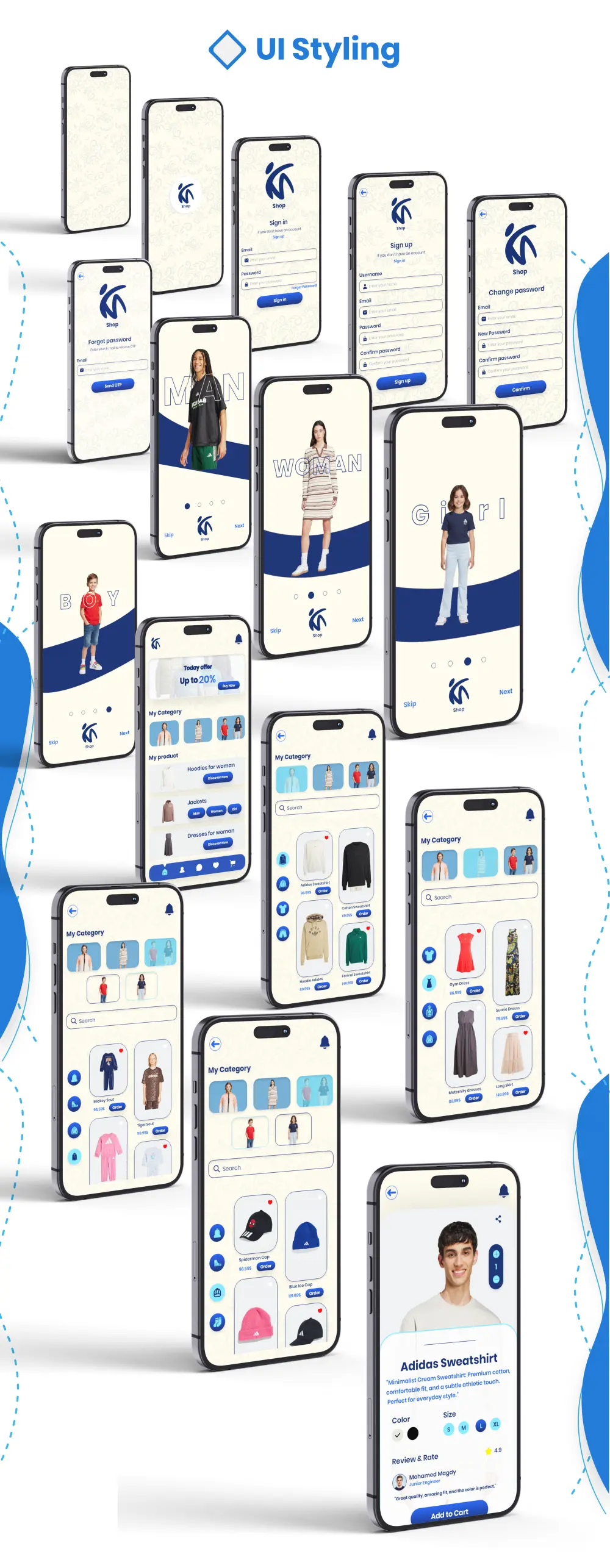 تصميم واجهات وتجربة المستخدم للمواقع وتطبيقات الموبايل احترافية UI\UX