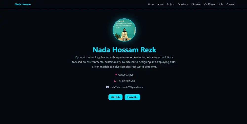 تصميم Portfolio احترافي باستخدام HTML و CSS لعرض مشاريعك + GitHub Pages