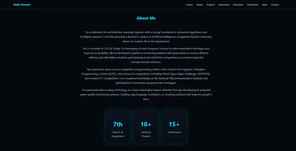 تصميم Portfolio احترافي باستخدام HTML و CSS لعرض مشاريعك + GitHub Pages